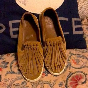 Tory Burch Fria Fringe Sneakers